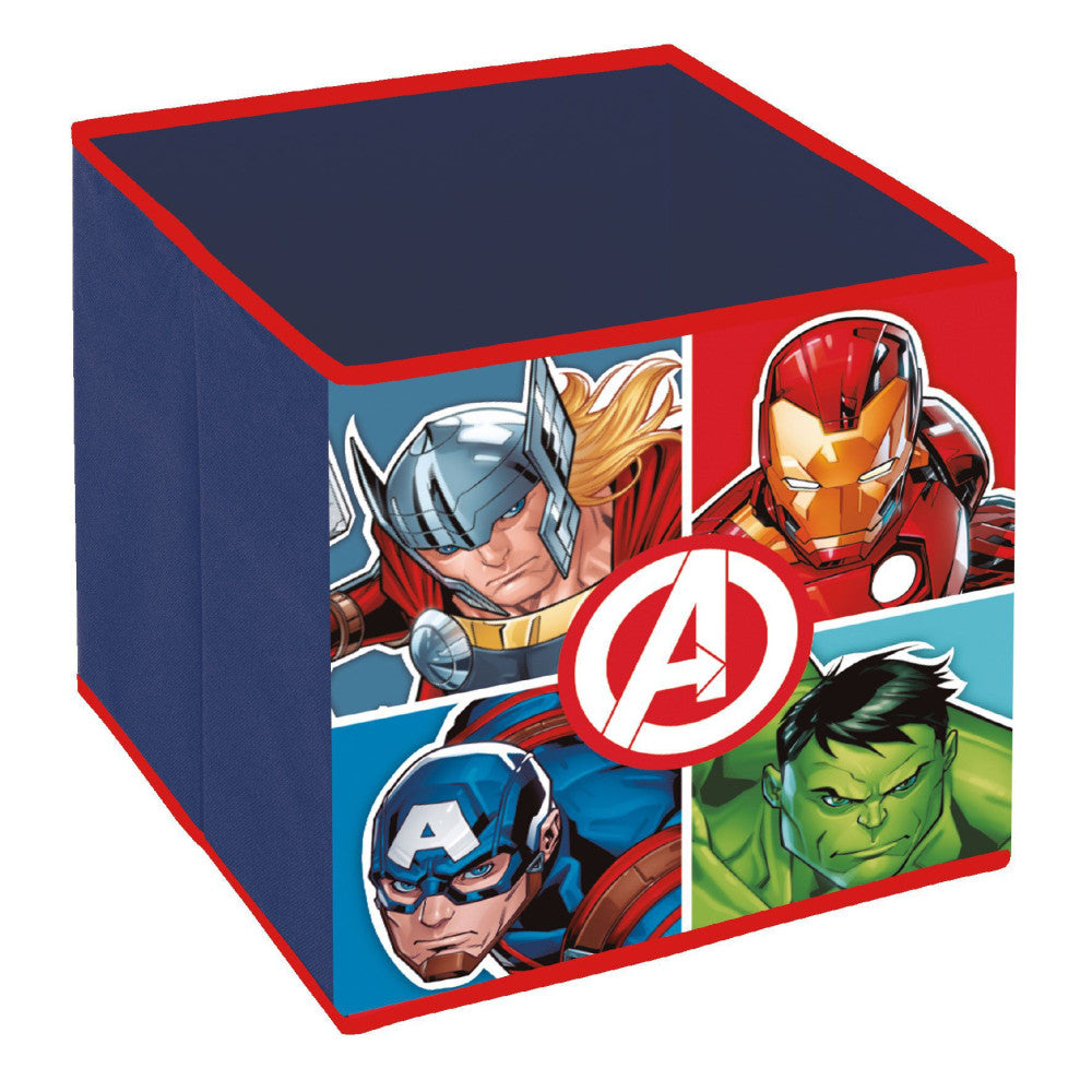 Marvel Avengers Toy Storage Box 31 x 31 x 31 cm Iron Man Thor Hulk Cap