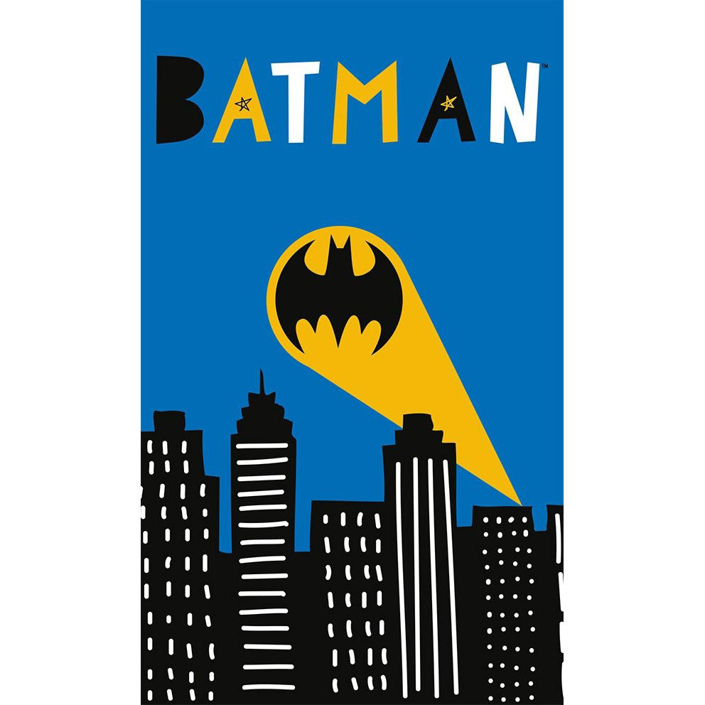 DC Comics Batman Logo Hand towel 30 x 50 cm 100% COTTON Face Towel