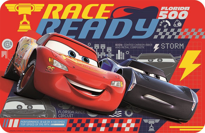 Disney Cars Lightning McQueen Placemat 43 x 28 cm Kids Table Mat