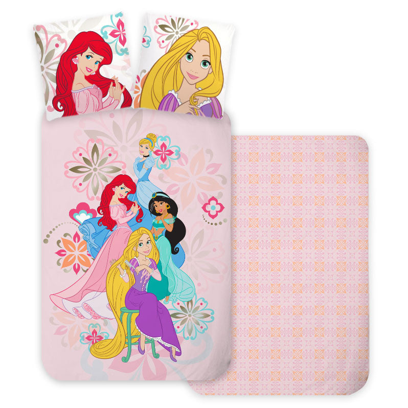 Disney Princess Toddler Size Duvet Cover Set 100 x 135 cm 100% COTTON Cinderella