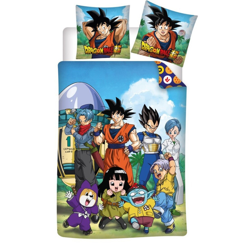 Dragon Ball Super Single Duvet Cover Set 140 x 200 cm Goku