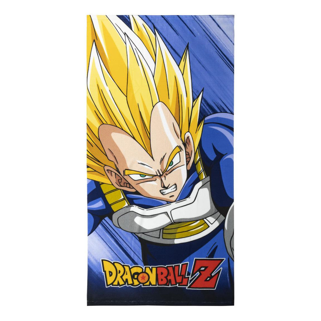 Dragon Ball Z Bath Beach towel 140 x 70 cm Fast Dry - Vegeta Super Saiyan