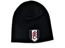 Load image into Gallery viewer, Fulham Football Club Knitted Beanie Hat - Adult One Size Black
