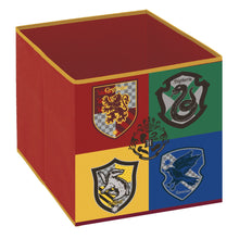 Load image into Gallery viewer, Harry Potter Hogwarts Houses Toy Storage Box 31 x 31 x 31 cm
