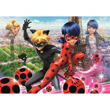 Load image into Gallery viewer, Miraculous Ladybug Puzzle 104 pieces. 38 x 27 cm. Age 6+. Cat Noir
