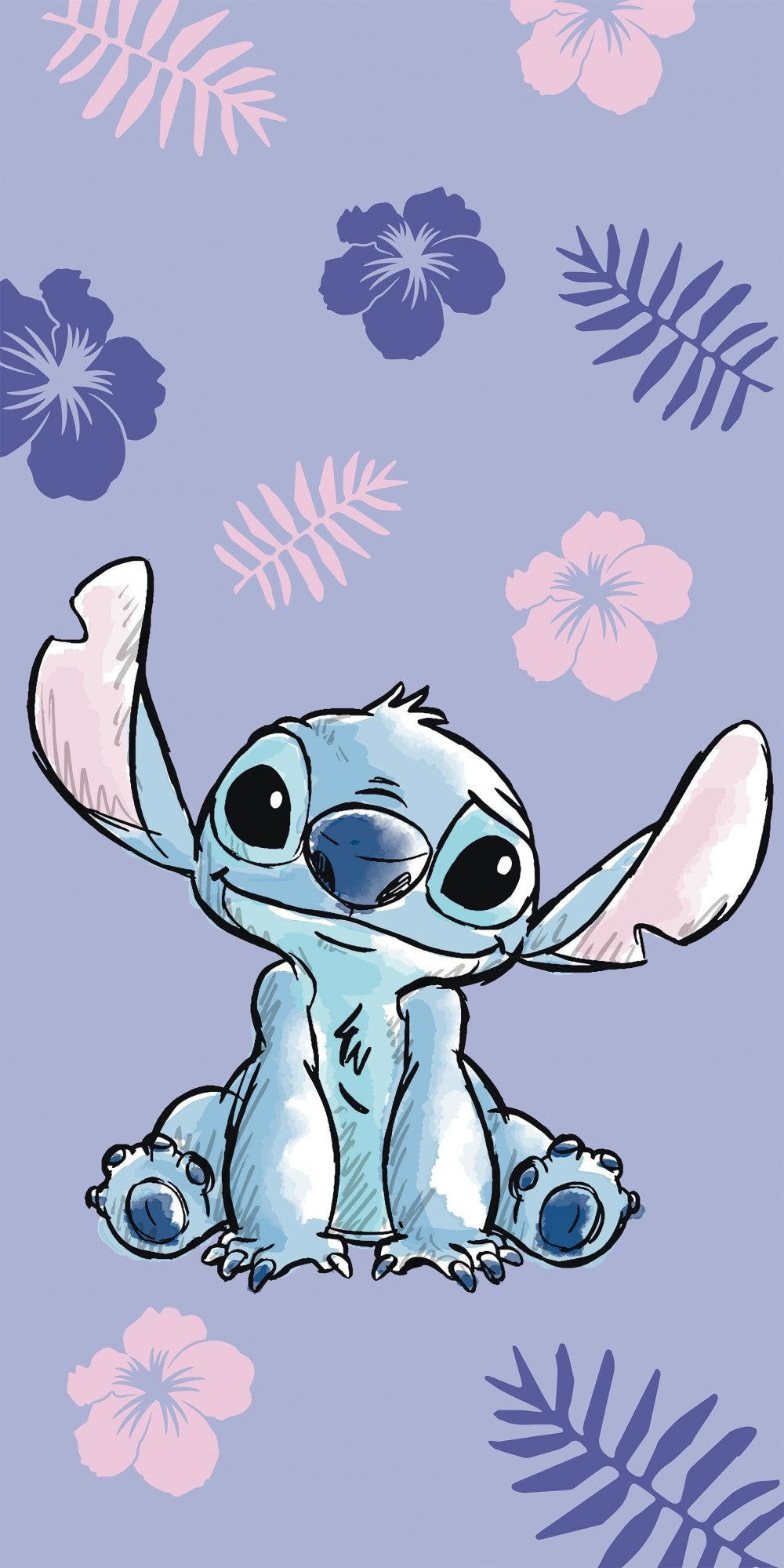 Disney Lilo & Stitch Bath Beach towel 140 x 70 cm 100% COTTON