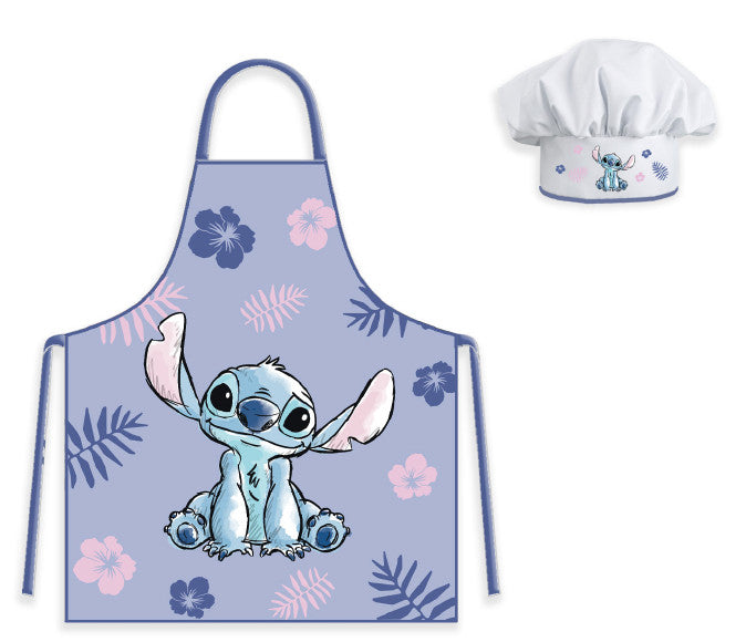 Disney Lilo & Stitch Apron and Chef's Hat Set Age 3-8 years