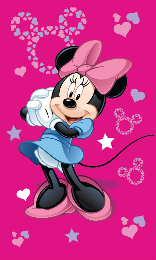 Disney Minnie Mouse Hand & Face towel 30 x 50 cm 100% COTTON