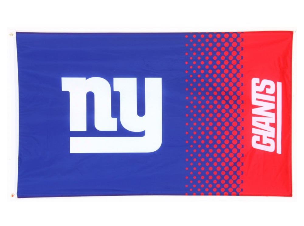 NFL NEW YORK GIANTS FADE FLAG 5' X 3' FEET