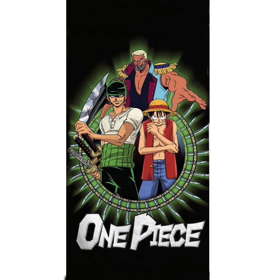 One Piece Luffy Bath Beach Towel 140 x 70 cm 100% Cotton Japanese Manga Anime