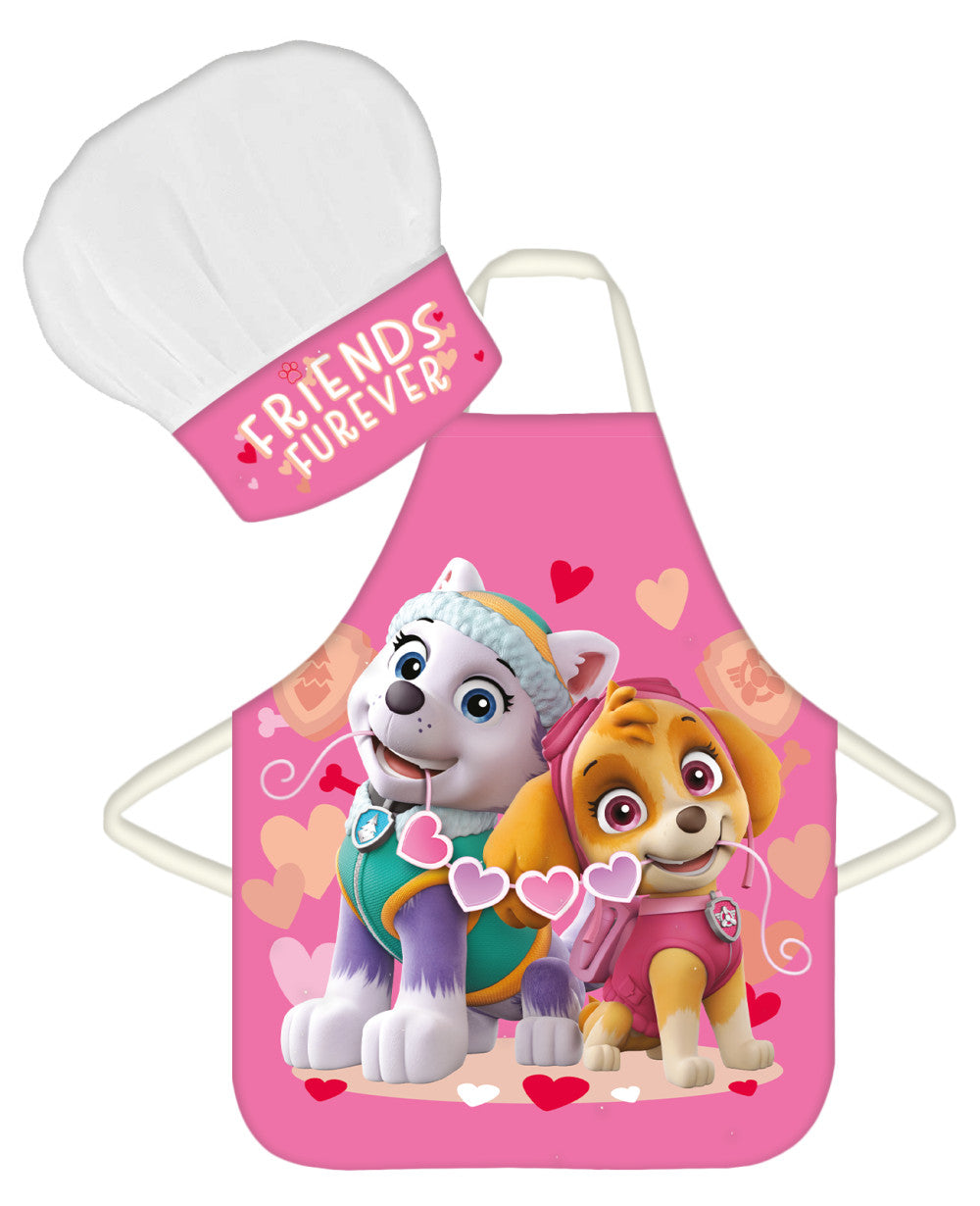 Paw Patrol Pups Skye Apron and Chef Hat Set. Everest Snow Rescue Dog