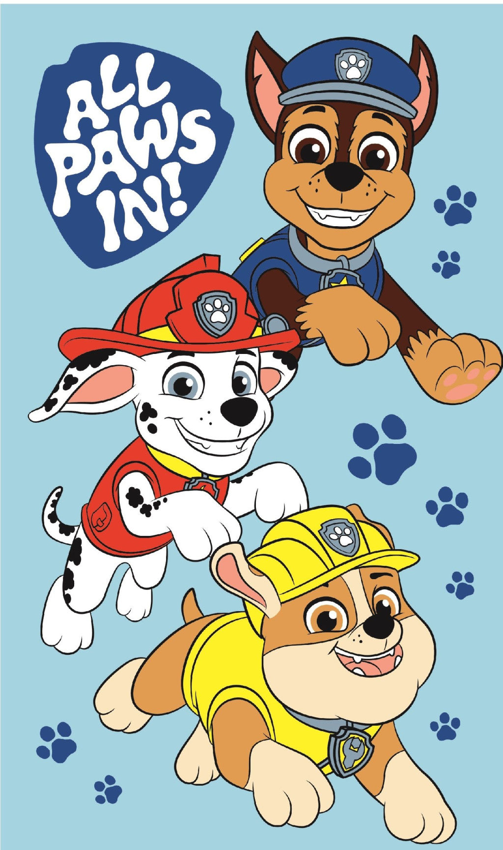 Paw Patrol Hand & Face towel 30 x 50 cm 100% COTTON