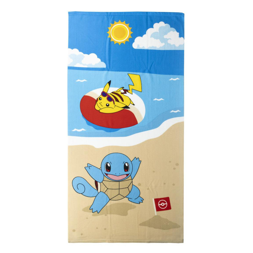 Pokemon Pikachu Bath Beach Towel - 140 x 70 cm - Fast Dry