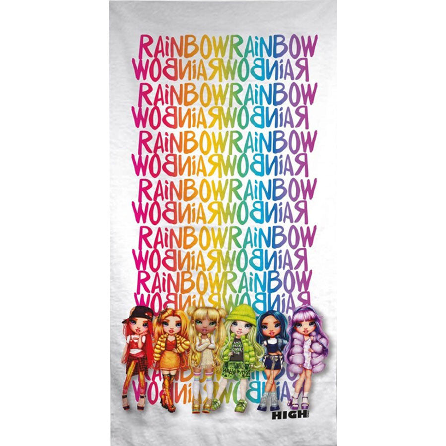 Rainbow High Bath Beach towel 140 x 70 cm - Fashion Doll