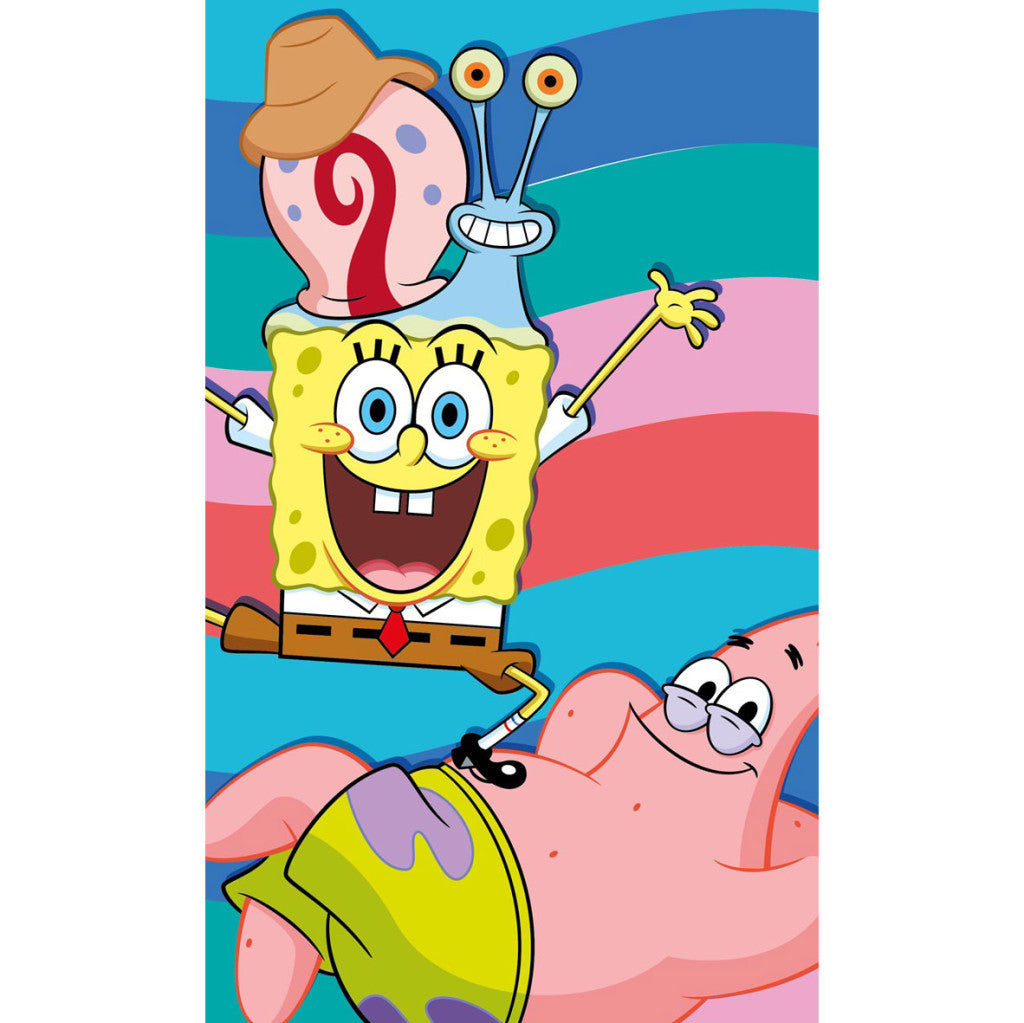 SPONGEBOB SQUAREPANTS Hand & Face towel 30 x 50 cm 100% COTTON