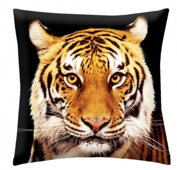 Tiger Decorative Cushion 40 x 40 x 8 cm Animal Planet