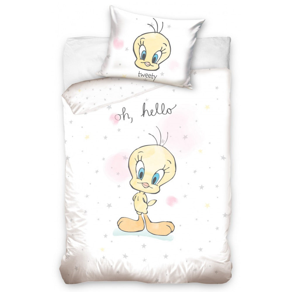 Looney Tunes Tweety Bird Toddler/Baby Size Duvet Cover Set 90 x 120 cm COTTON