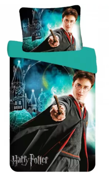 HARRY POTTER Single Duvet Cover Set 140 x 200 cm 100% COTTON